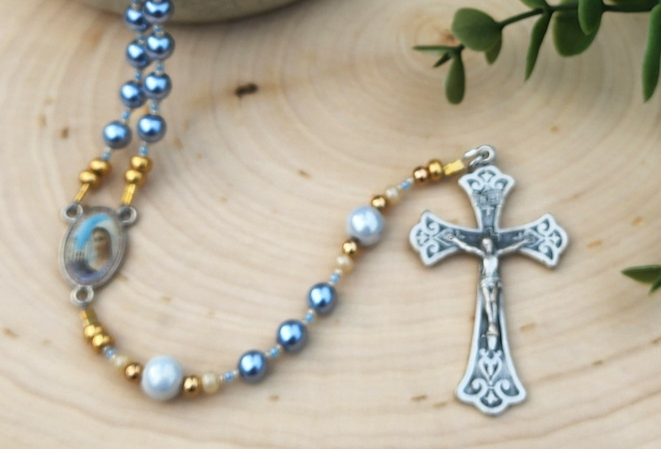 Calming Blue Rosary