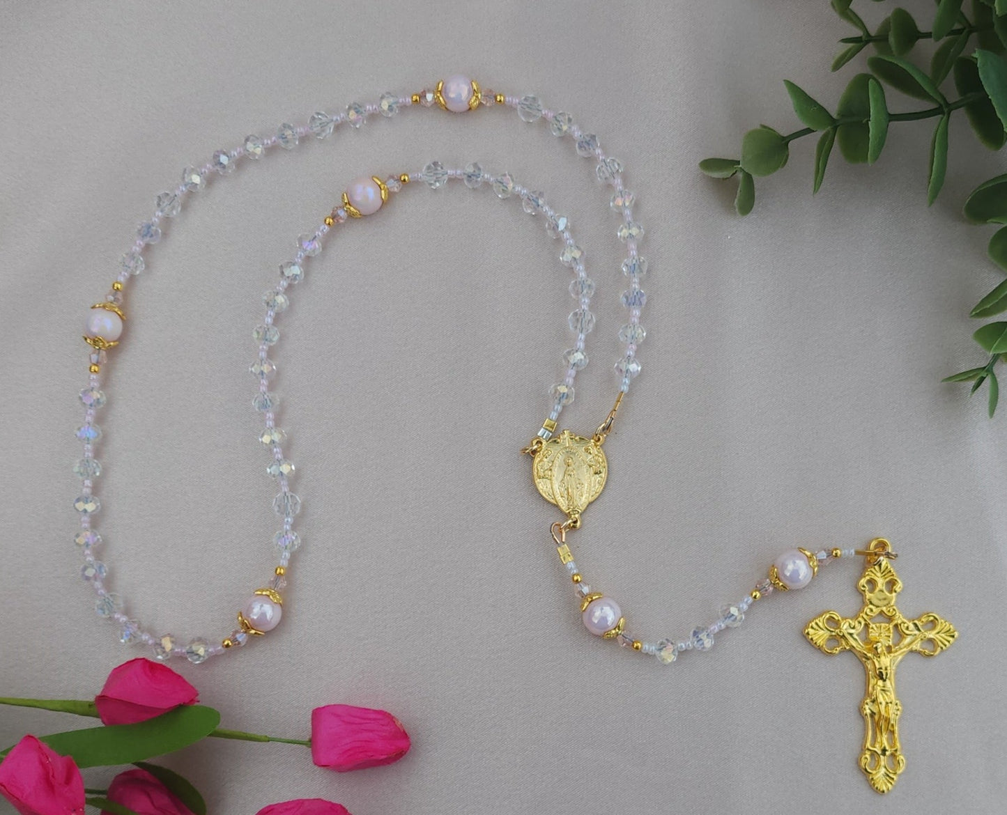 Sparkling Blush Rosary