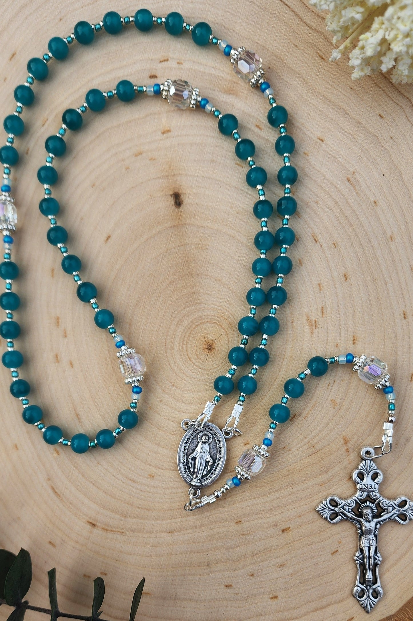 Sparkling Turquoise Rosary