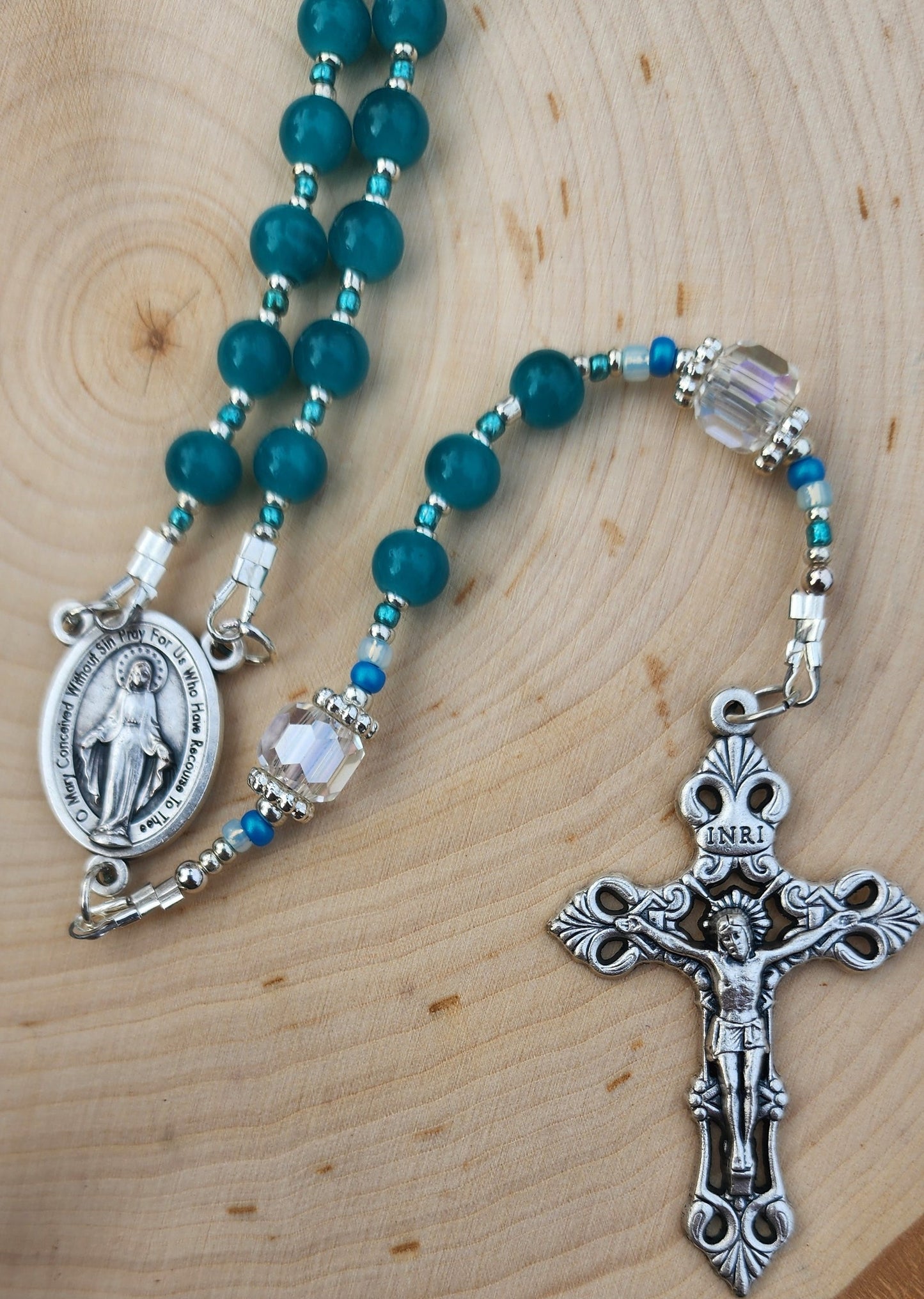 Sparkling Turquoise Rosary