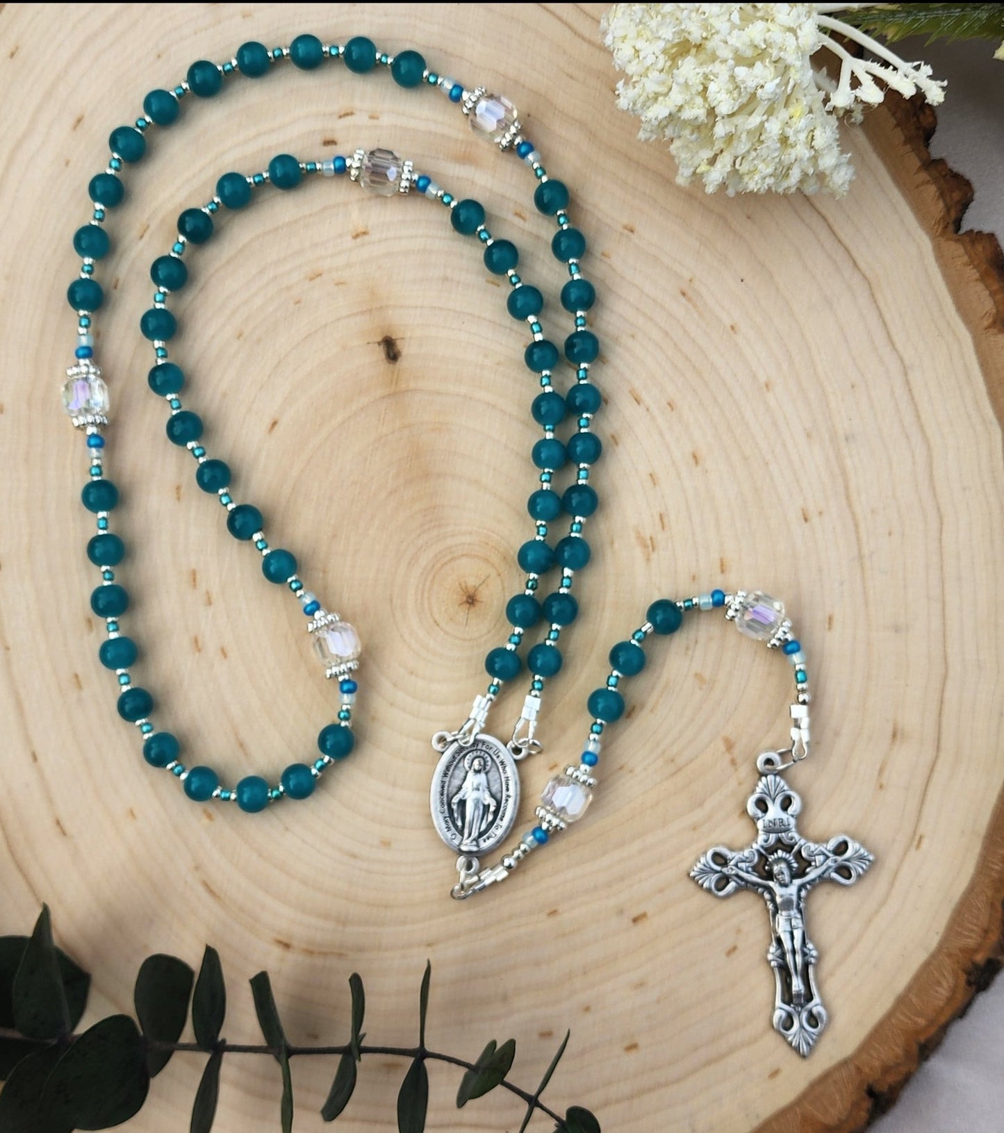 Sparkling Turquoise Rosary