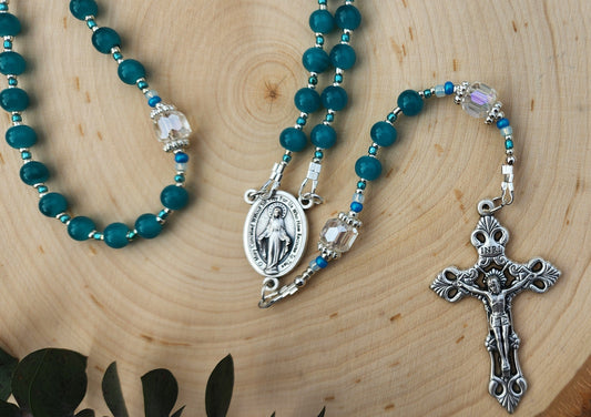 Sparkling Turquoise Rosary