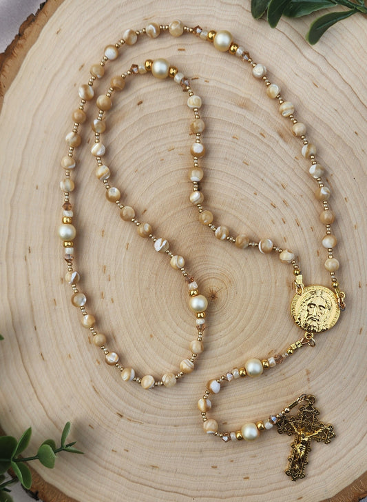 Light Sand Rosary