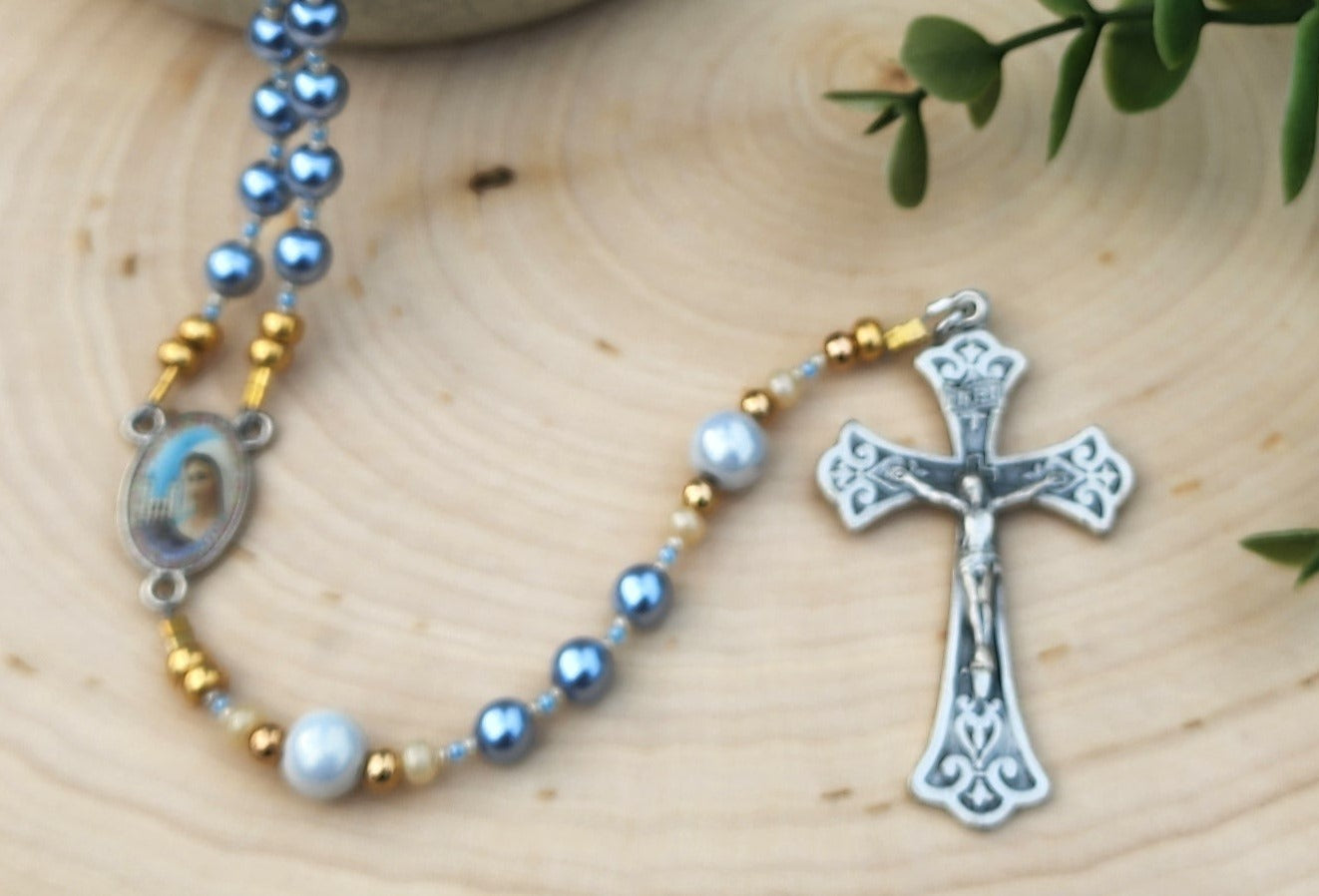 Calming Blue Rosary