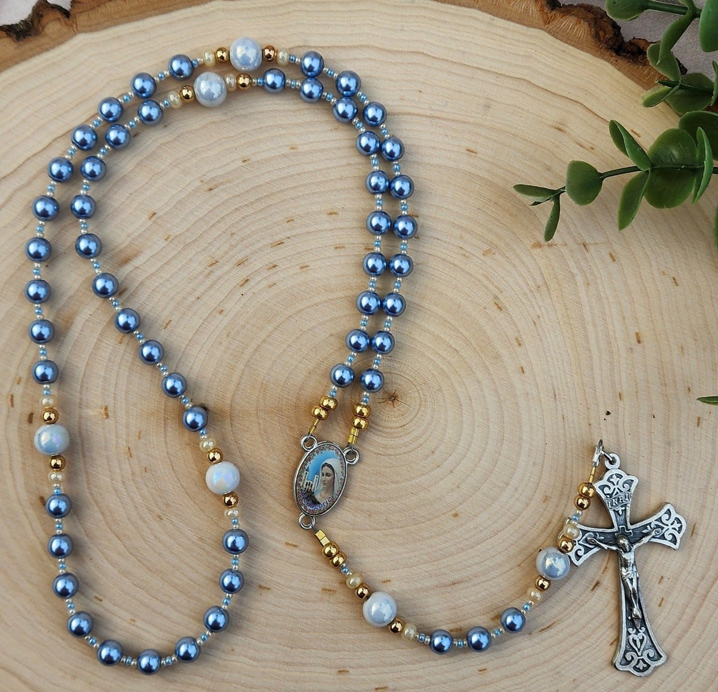 Calming Blue Rosary