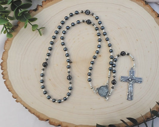 Black Graphite Rosary
