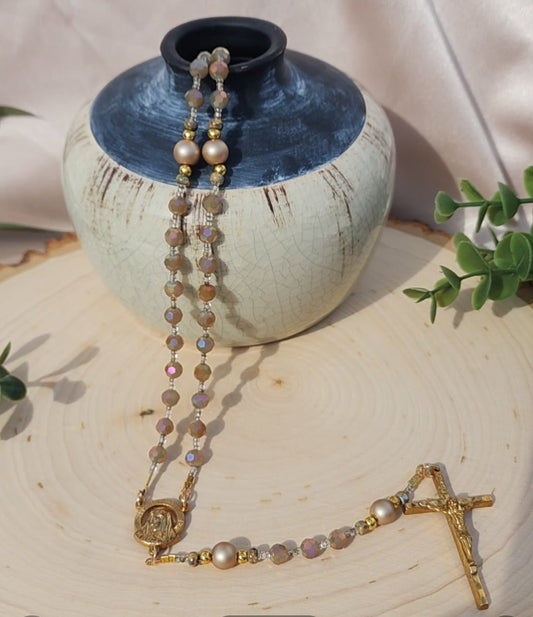 Champagne Gold Rosary