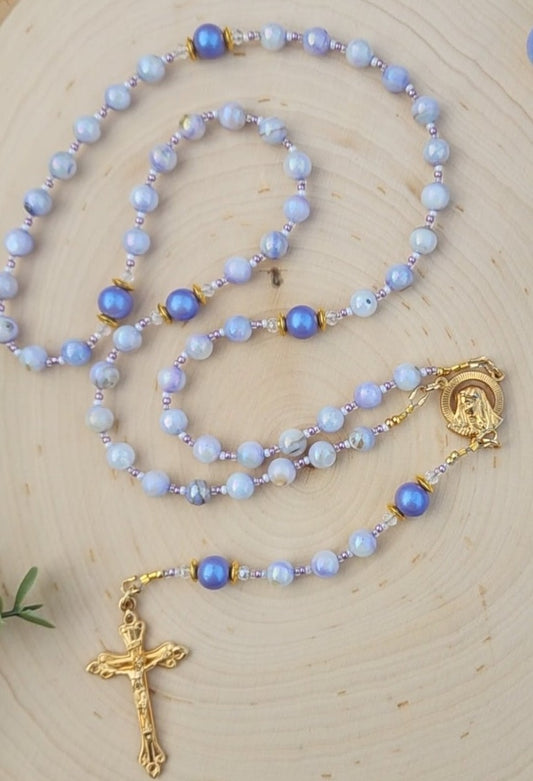 Light Denim Rosary